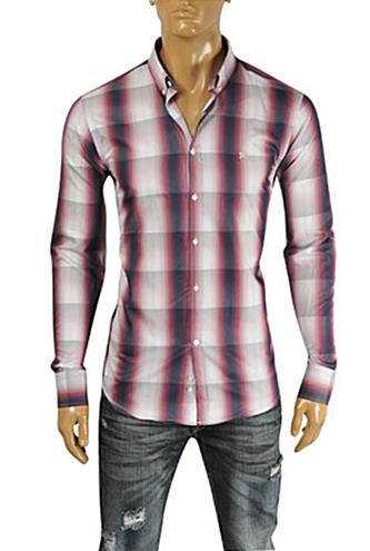 Mens Designer Clothes | BURBERRY Men's Button Down Shirt #199