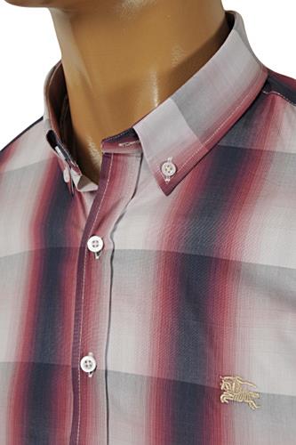 Mens Designer Clothes | BURBERRY Men's Button Down Shirt #199