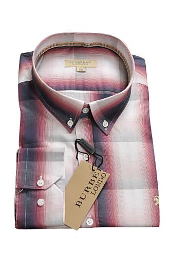 Mens Designer Clothes | BURBERRY Men's Button Down Shirt #199