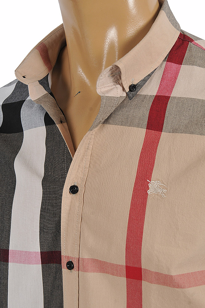 Mens Designer Clothes | BURBERRY men's long sleeve dress shirt 273