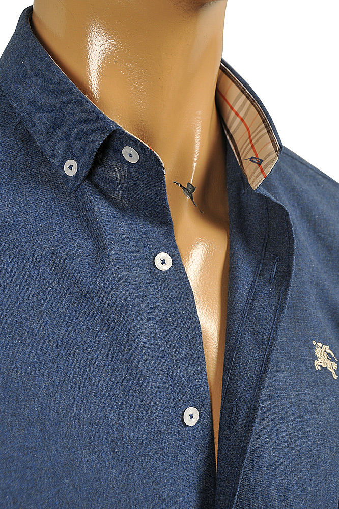 Mens Designer Clothes | BURBERRY Men's Button-down Dress Shirt 299
