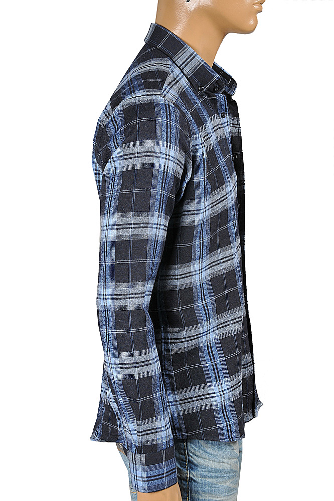 Mens Designer Clothes | BURBERRY Men's Button-down Dress Shirt 300