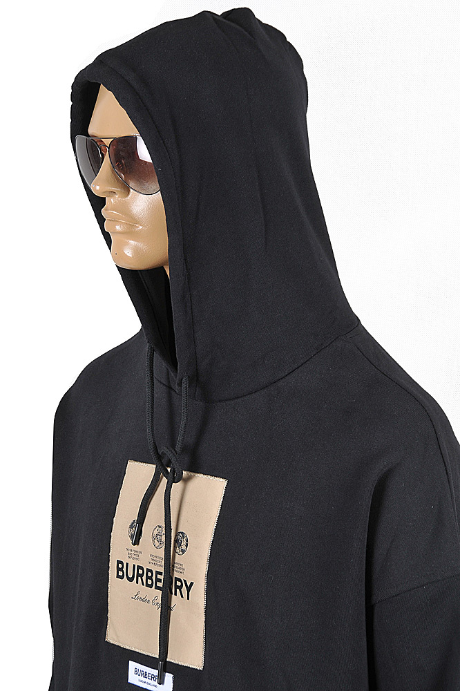 Mens Designer Clothes | BURBERRY Men Black Hoodie 305