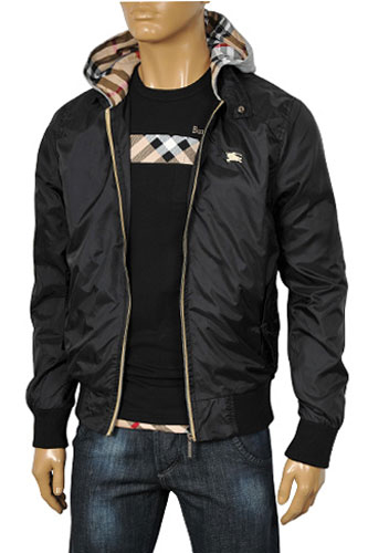 Mens Designer Clothes | BURBERRY Men's Zip Up Hooded Jacket #15