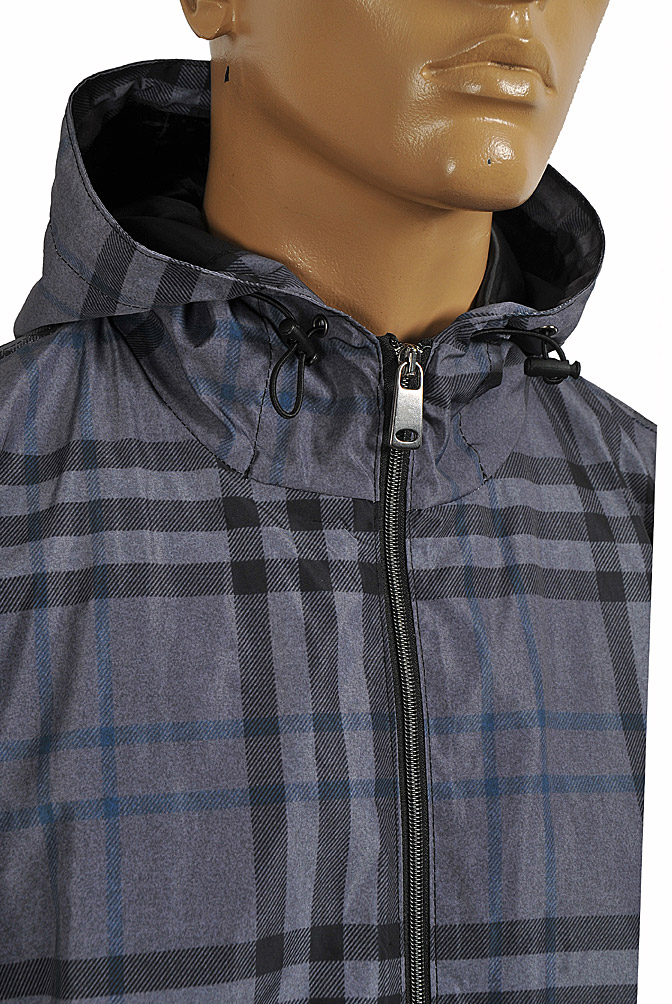Mens Designer Clothes | BURBERRY Men's windbreaker hooded jacket 56