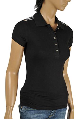 Womens Designer Clothes | BURBERRY Ladies Polo Shirt #207