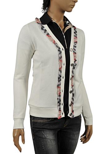 Womens Designer Clothes | BURBERRY Ladiesâ?? Button Up Cardigan/Sweater #176