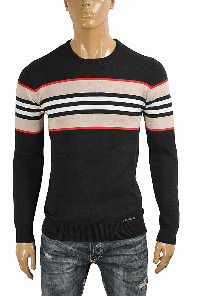 Mens Designer Clothes | BURBERRY men's round neck sweater 268