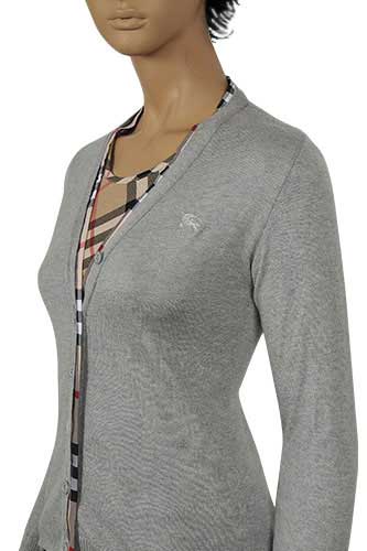 Womens Designer Clothes | BURBERRY Ladies Button Up Sweater #36