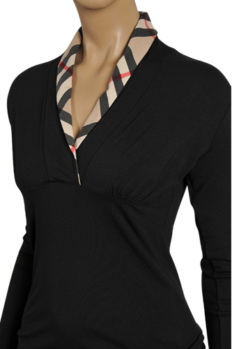 Womens Designer Clothes | BURBERRY Ladies Long Sleeve Top #117