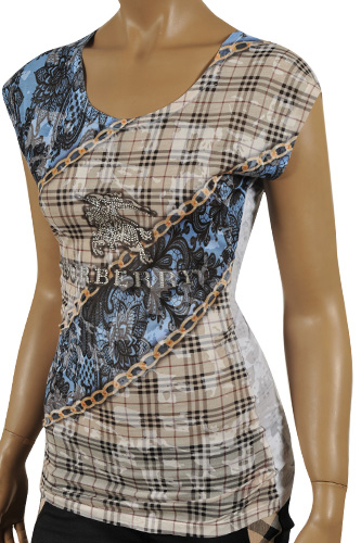 Mens Designer Clothes | BURBERRY Ladiesâ?? Short Sleeve Top/Tunic #147