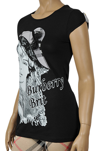 Womens Designer Clothes | BURBERRY Ladies Short Sleeve Top #49