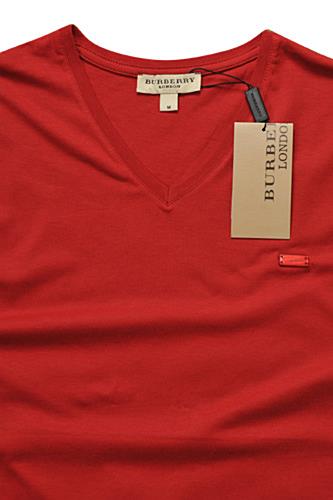 Mens Designer Clothes | BURBERRY Men's V-Neck Short Sleeve Tee #202