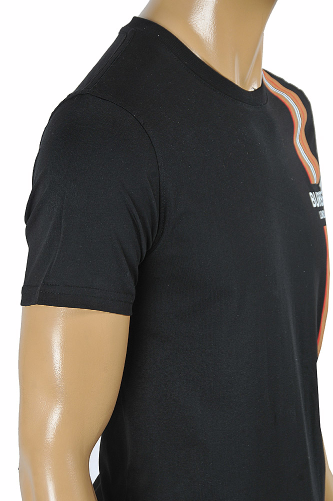 Mens Designer Clothes | BURBERRY Men's Cotton T-Shirt With Front Logo Print 288