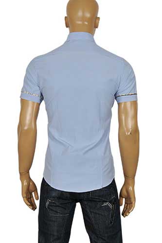 Mens Designer Clothes | BURBERRY Men's Short Sleeve Shirt #29