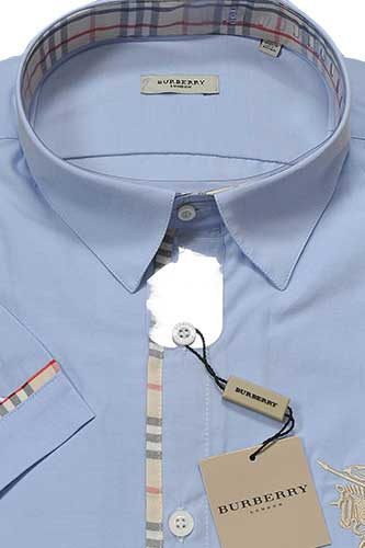 Mens Designer Clothes | BURBERRY Men's Short Sleeve Shirt #29