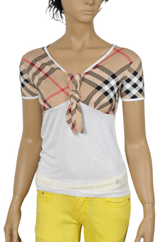 Womens Designer Clothes | BURBERRY Ladies Short Sleeve Tee #54