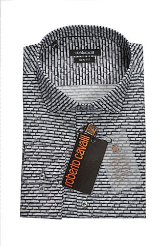 Mens Designer Clothes | ROBERTO CAVALLI Slim Fit Men's Dress Shirt #360