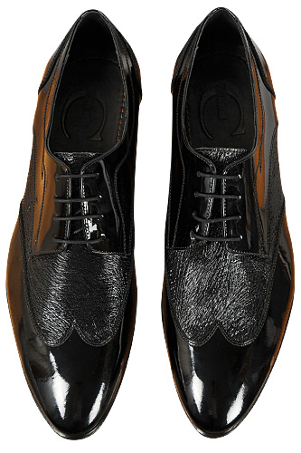 Designer Clothes Shoes | JUST CAVALLI Menâ??s Oxford Leather Dress Shoes #279