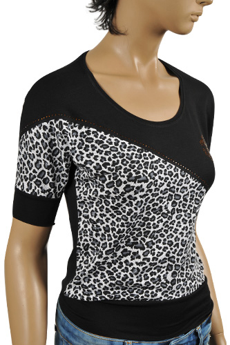 Womens Designer Clothes | ROBERTO CAVALLI Ladies â??Short Sleeve Top #108