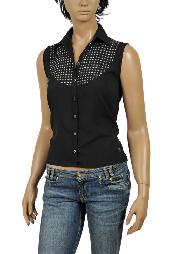 Womens Designer Clothes | ROBERTO CAVALLI Ladiesâ?? Sleeveless Top #257