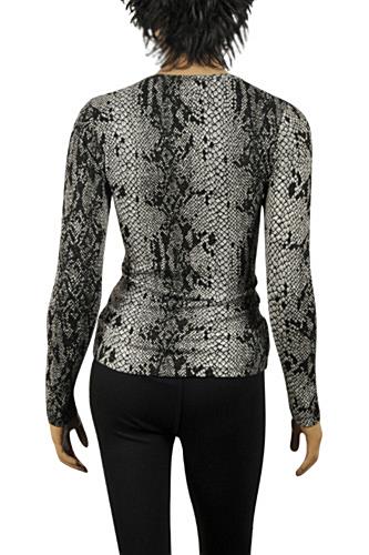 Womens Designer Clothes | ROBERTO CAVALLI Ladiesâ?? Long Sleeve Top #301