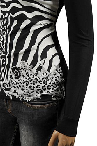 Womens Designer Clothes | ROBERTO CAVALLI Ladiesâ?? Long Sleeve Top #305