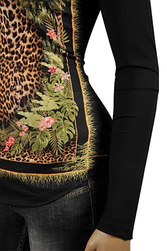 Womens Designer Clothes | ROBERTO CAVALLI Ladiesâ?? Long Sleeve Tee #307