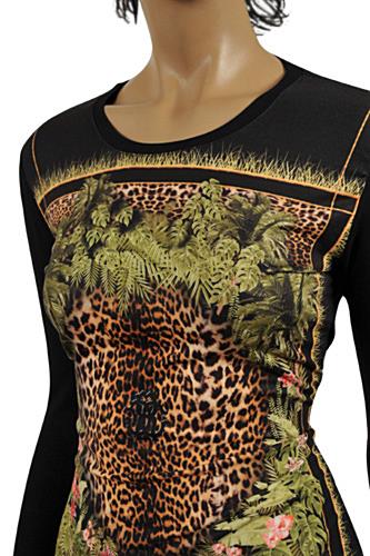 Womens Designer Clothes | ROBERTO CAVALLI Ladiesâ?? Long Sleeve Tee #307