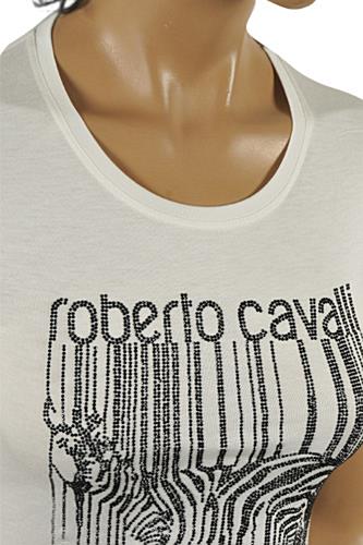 Womens Designer Clothes | ROBERTO CAVALLI Ladies Short Sleeve Top #130