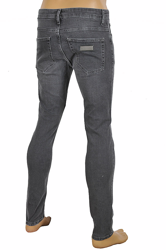 Mens Designer Clothes | DOLCE & GABBANA Men Slim Fit Jeans In Gray 188