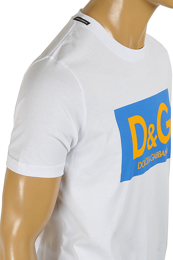 Mens Designer Clothes | DOLCE & GABBANA DG Print T-Shirt 282