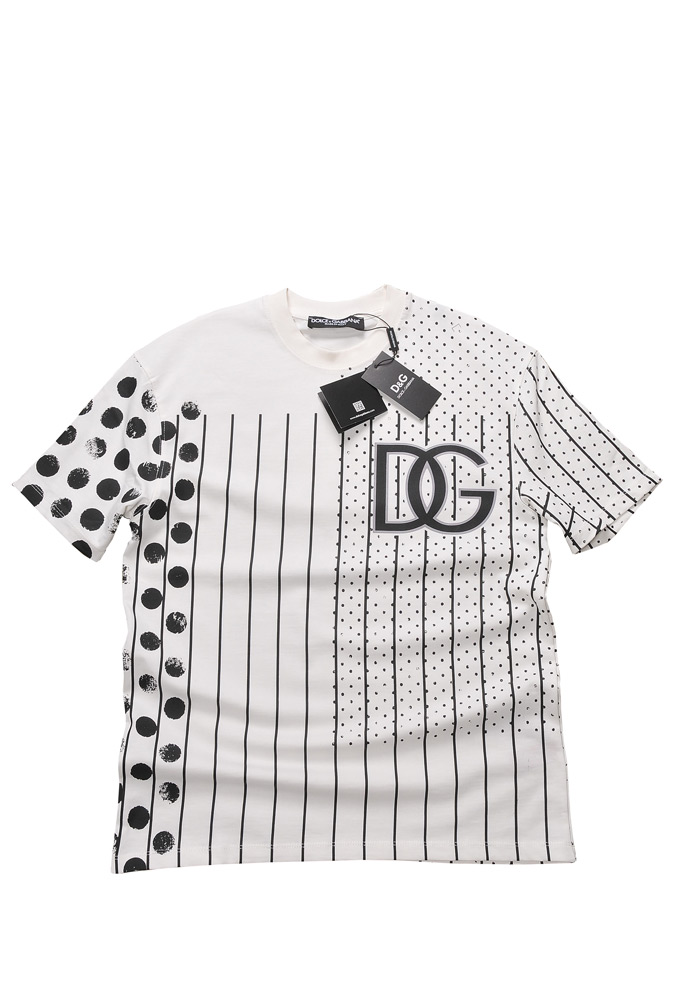 Mens Designer Clothes | DOLCE & GABBANA DG Print T-Shirt 283