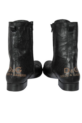 Designer Clothes Shoes | DOLCE & GABBANA High Leather Boots For Men #218
