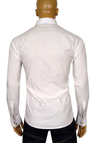 Mens Designer Clothes | DOLCE & GABBANA Mens Fitted Dress Shirt #305