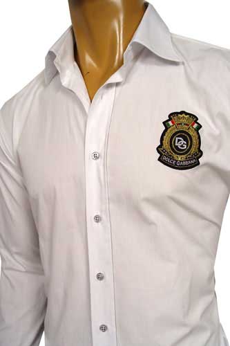 Mens Designer Clothes | DOLCE & GABBANA Mens Fitted Dress Shirt #305