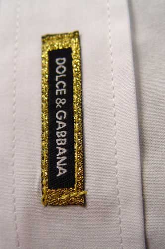 Mens Designer Clothes | DOLCE & GABBANA Mens Fitted Dress Shirt #305