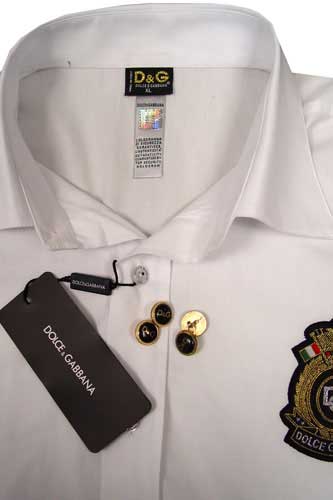 Mens Designer Clothes | DOLCE & GABBANA Mens Fitted Dress Shirt #305