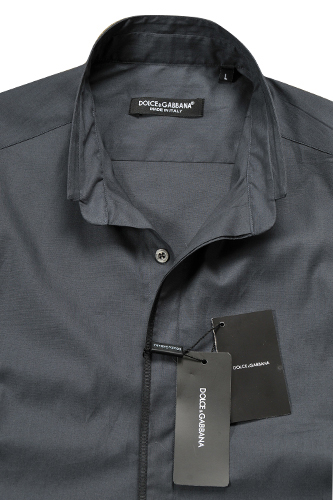 Mens Designer Clothes | DOLCE & GABBANA Men's Button Down Dress Shirt #436