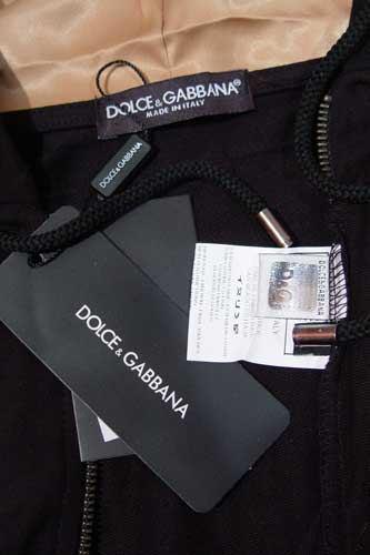 Mens Designer Clothes | DOLCE & GABBANA Men's Hooded Zip Jacket #257