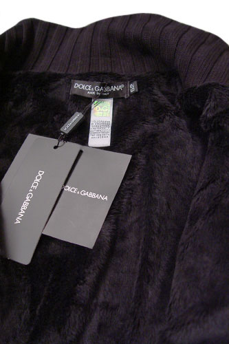 Mens Designer Clothes | DOLCE & GABBANA Mens Zip Jacket with Fur Inside #303