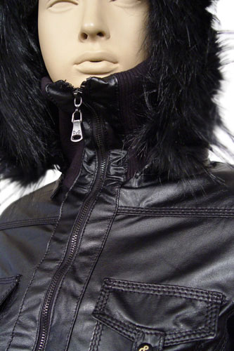 Womens Designer Clothes | DOLCE & GABBANA Ladies Artificial Leather/Fur Jacket #312