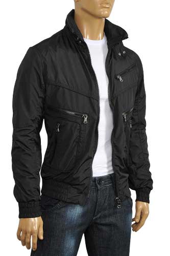 Mens Designer Clothes | DOLCE & GABBANA Men's Zip Up Jacket #356