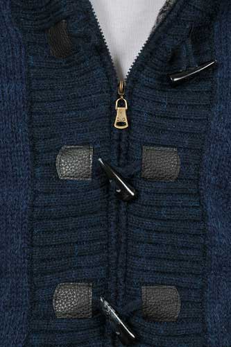 Mens Designer Clothes | DOLCE & GABBANA Men's Knit Hooded Warm Jacket #359