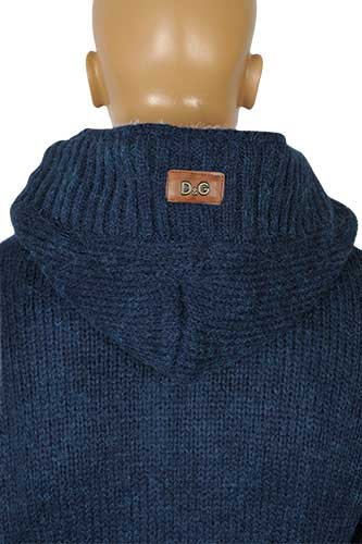 Mens Designer Clothes | DOLCE & GABBANA Men's Knit Hooded Warm Jacket #359