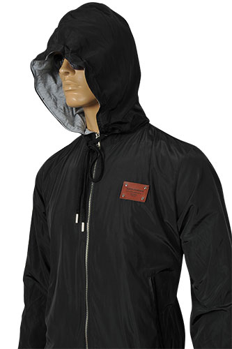 Mens Designer Clothes | DOLCE & GABBANA Men's Zip Up Hooded Jacket #361