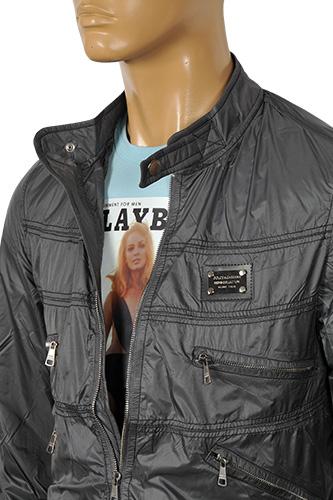 Mens Designer Clothes | DOLCE & GABBANA Men's Zip Up Jacket #365