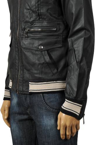 Mens Designer Clothes | DOLCE & GABBANA Menâ??s Artificial Leather Jacket #375