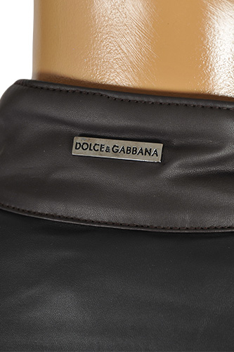 Mens Designer Clothes | DOLCE & GABBANA Men's Artificial Leather Jacket #385