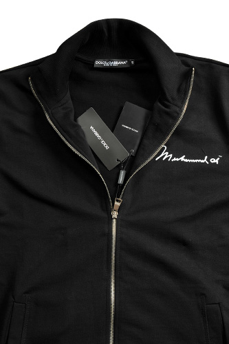 Mens Designer Clothes | DOLCE & GABBANA Men's Zip Up Cotton Jacket #387